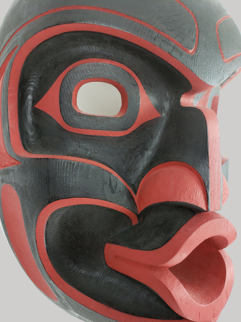 Wild Woman of the Woods or Tsonoqua Mask by Kwakwaka'wakw carver John Livingston