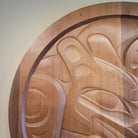 Large Cedar Wolf Panel by Tahltan artist Alano Edzerza