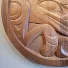 Large Cedar Wolf Panel by Tahltan artist Alano Edzerza