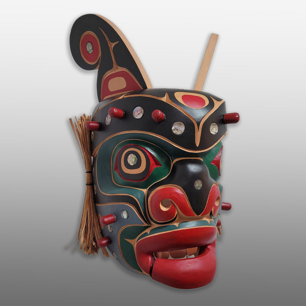 Sea Monster or Yagis Mask by Kwakwaka'wakw Master Carver Bill Henderson