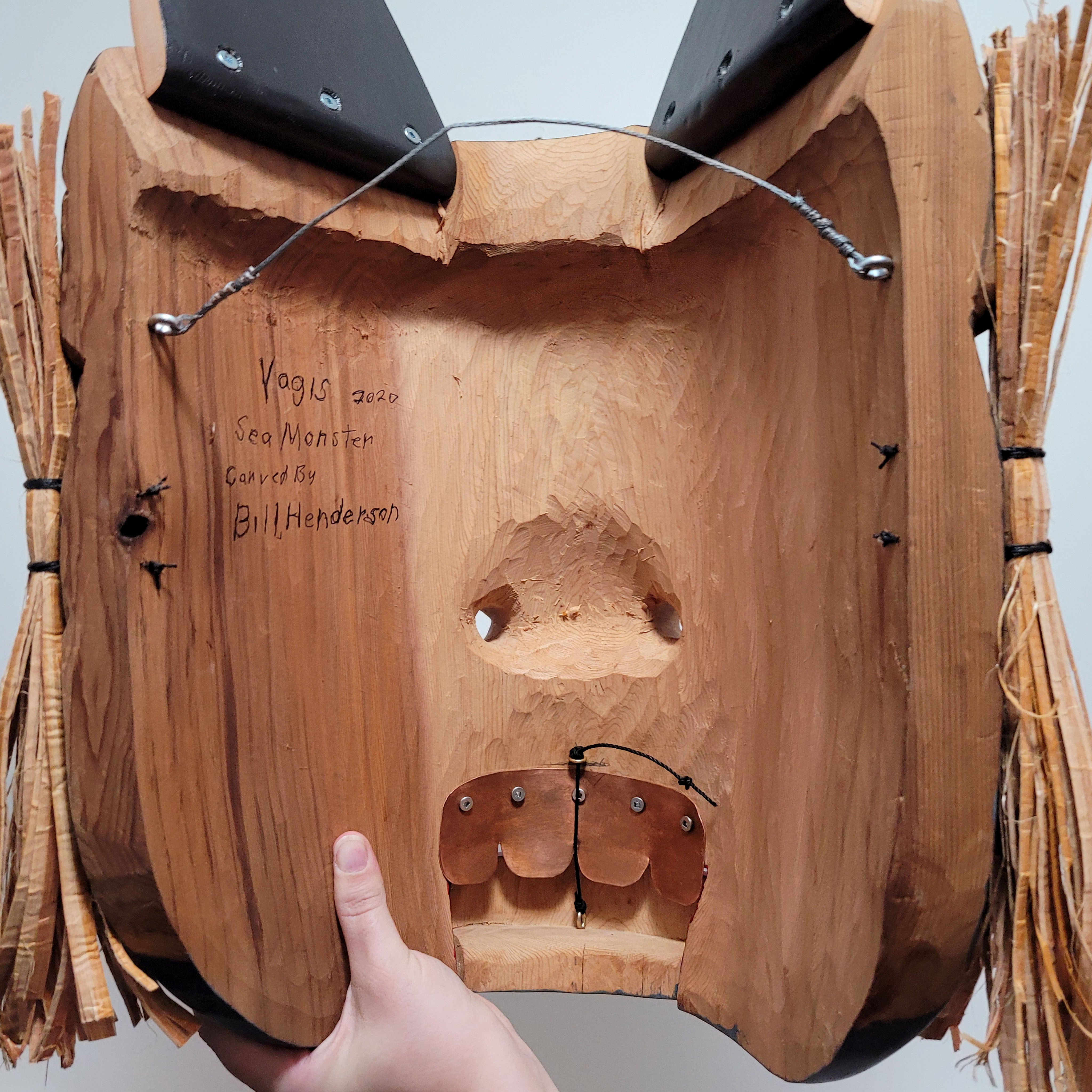 Sea Monster or Yagis Mask by Kwakwaka'wakw Master Carver Bill Henderson