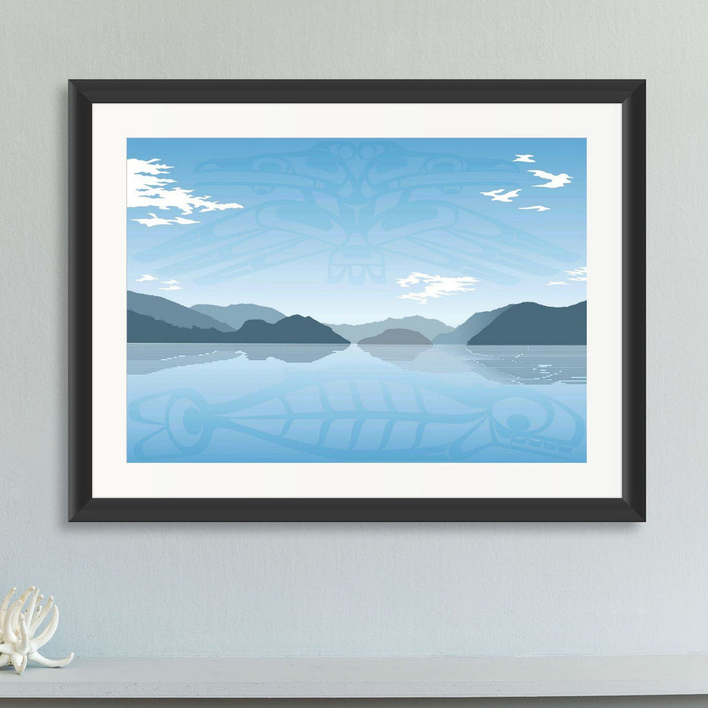 Blue Cruise Limited Edition Print by Tsimshian artist Roy Vickers