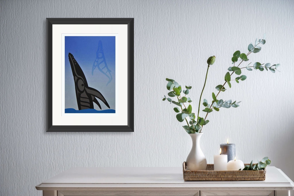 Celebration Humpback Whale Limited Edition Print by Tsimshian artist Roy Vickers