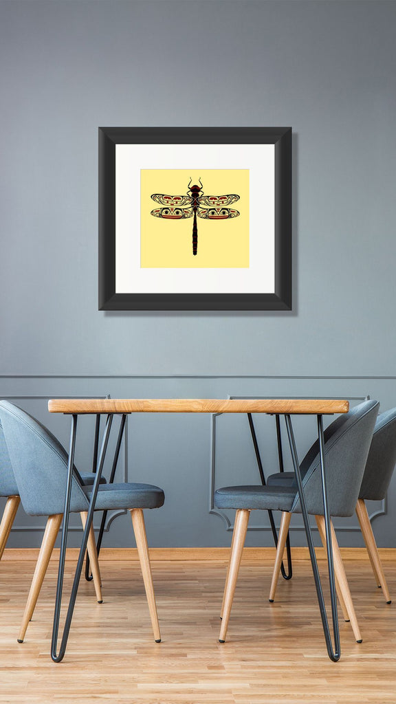 Dragonfly Limited Edition Print by Haida artist April White