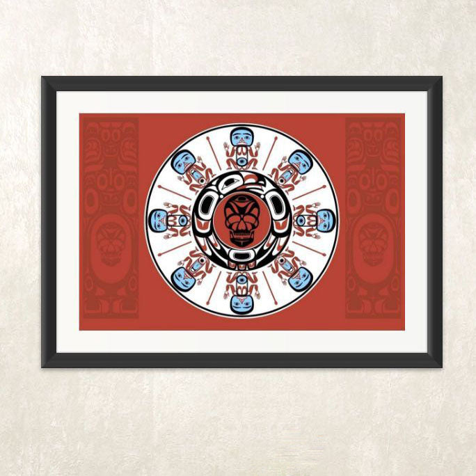 Grateful Dead Limited Edition Print by Tsimshian artist Roy Vickers