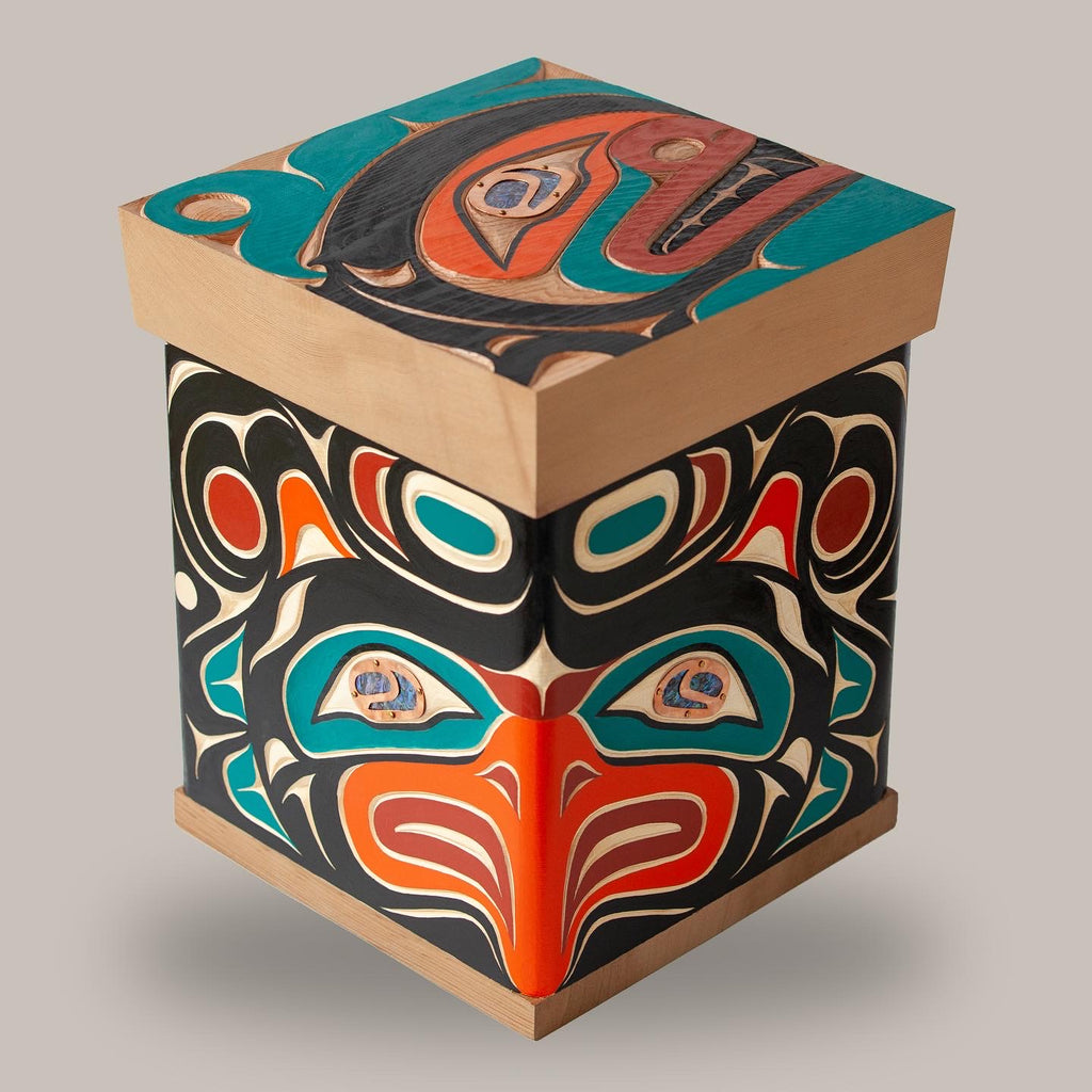 Thunderbird and Orca Bentwood Box. All images © 2021 Zac Whyte.
