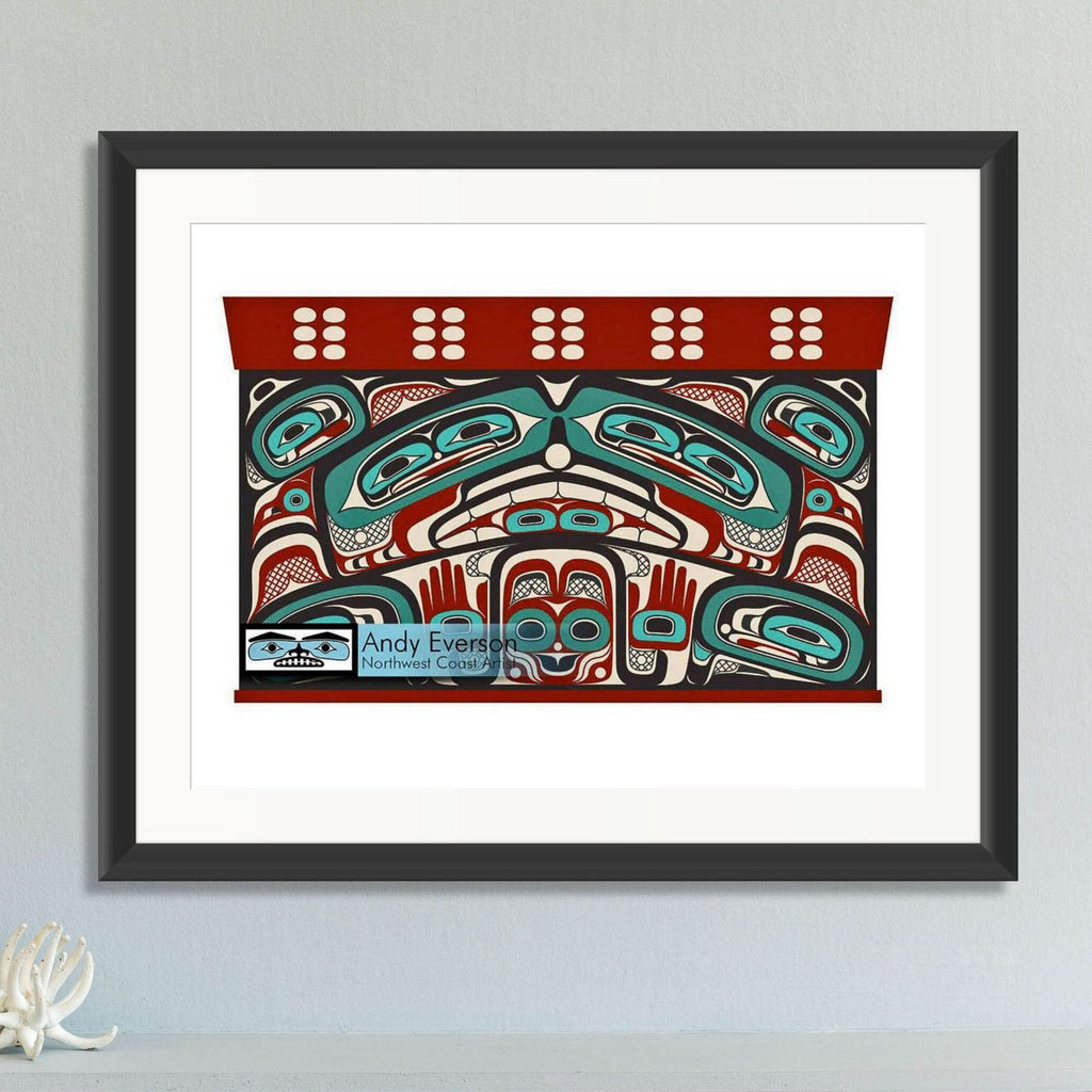 Bentwood Box Limited Edition Print by First Nations artist Andy Everson