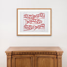 First Nations Salmon Print by Kwakwaka'wakw artist Bruce Alfred