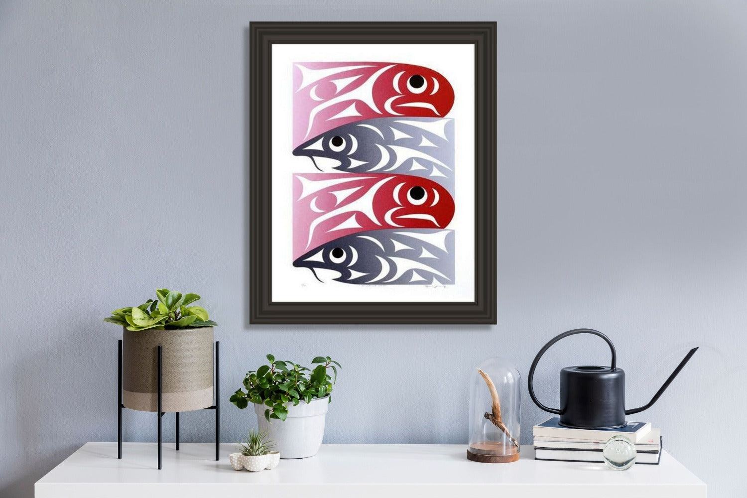 Salmon Limited Edition Print by Coast Salish artist Maynard Johnny