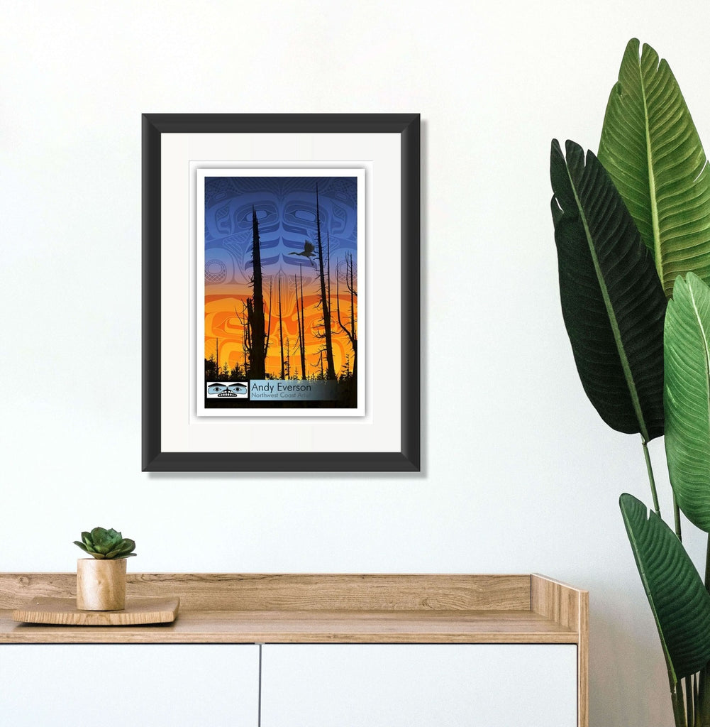 Nimpkish Sunset Limited Edition Print by First Nations artist Andy Everson