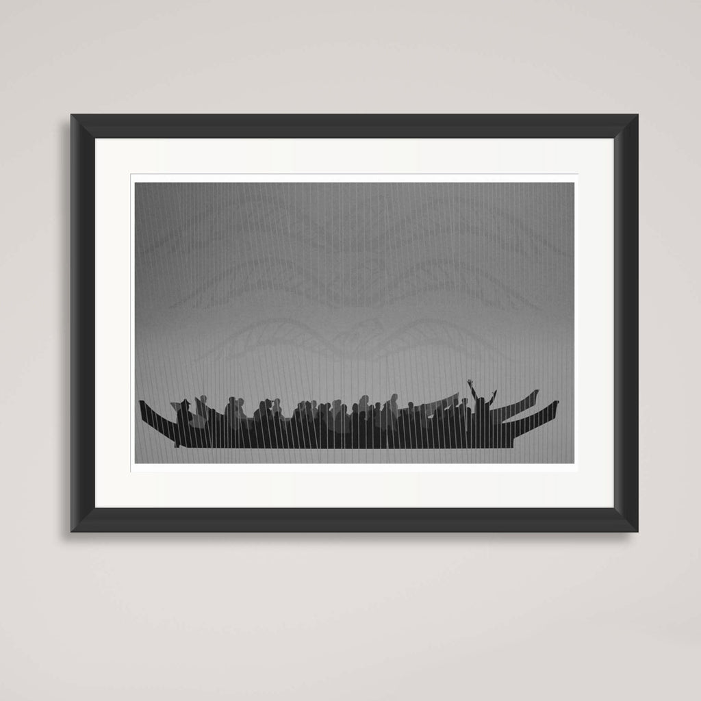 Canoe Limited Edition Print by Tsimshian artist Roy Vickers