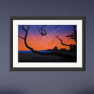 Raven and Sunset Limited Edition Print by Tsimshian artist Roy Vickers