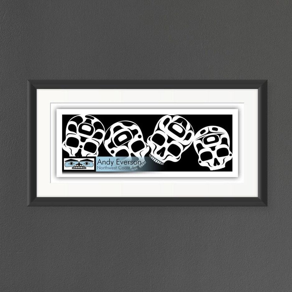 The Story is in the Soil Skull Print by First Nations artist Andy Everson
