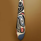 Cedar Wolf Paddle by Kwakiutl carver Trevor Hunt